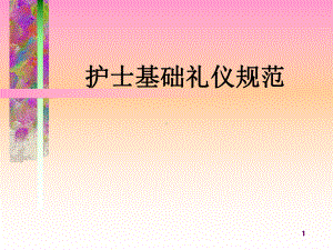 护士职业礼仪及规范(终稿)PPT幻灯片课件.ppt