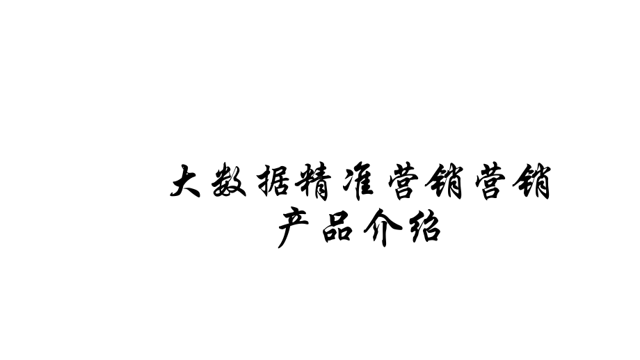 大数据精准营销营销产品解决方案.pptx_第1页