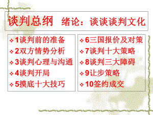 商务谈判标准讲义1课件.ppt