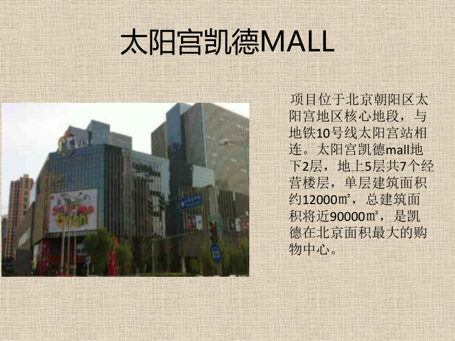 北京太阳宫凯德MALL购物中心调研分析报告课件.pptx_第2页