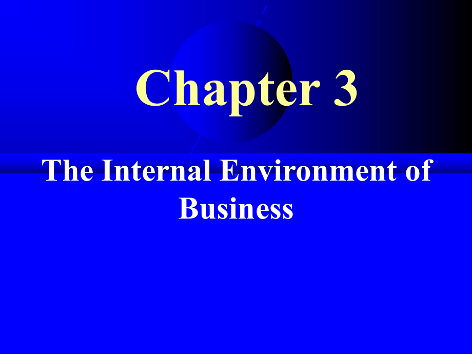 国际商务的环境chapter-3-The-Internal-Environment-of-Business-课件.ppt_第1页