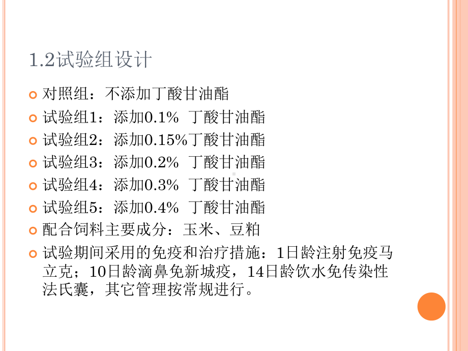 丁酸甘油酯养鸡试验PPT精选课件.ppt_第3页