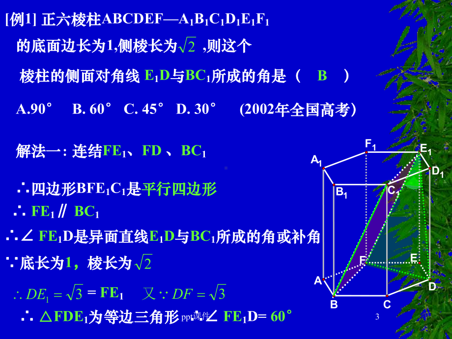 向量法求夹角-ppt课件.ppt_第3页