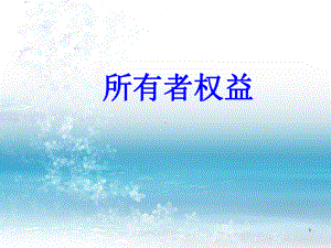 所有者权益.ppt课件.ppt