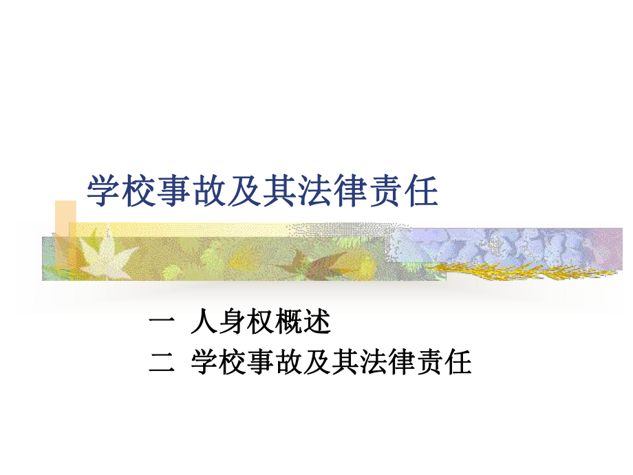 学校事故及其法律责任课件.ppt_第1页