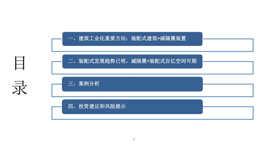 建筑工业化发展方向分析：装配式建筑+减隔震装置课件.pptx_第1页