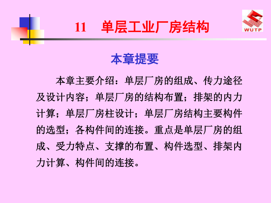 建筑结构11单层工业厂房结构课件.ppt_第1页