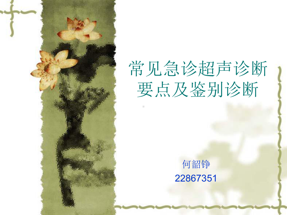 常见急诊超声诊断要点及鉴别诊断-共54页课件.ppt_第1页