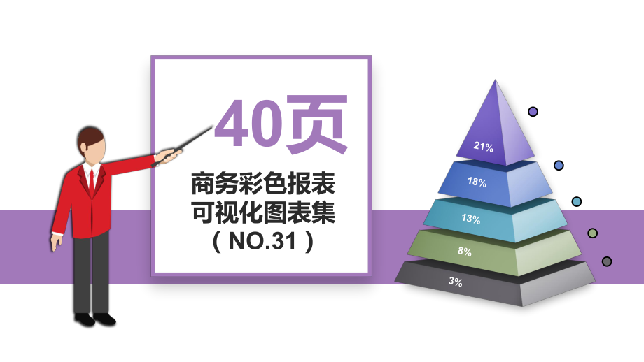 商务彩色报表可视化图表集PPT模板.pptx_第1页