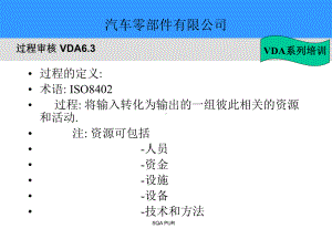 最新-VDA6.3过程审核培训-PPT精品课件.ppt