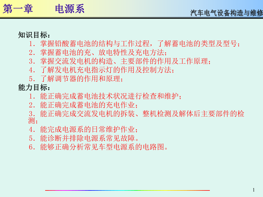 新编-汽车电源构造与维修-精品课件.ppt_第1页