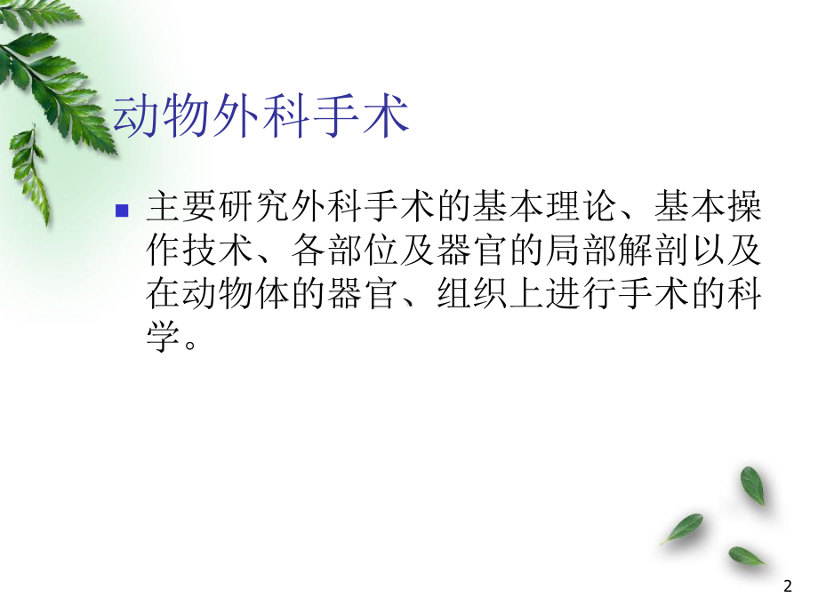 动物外科医学PPT课件.ppt_第2页