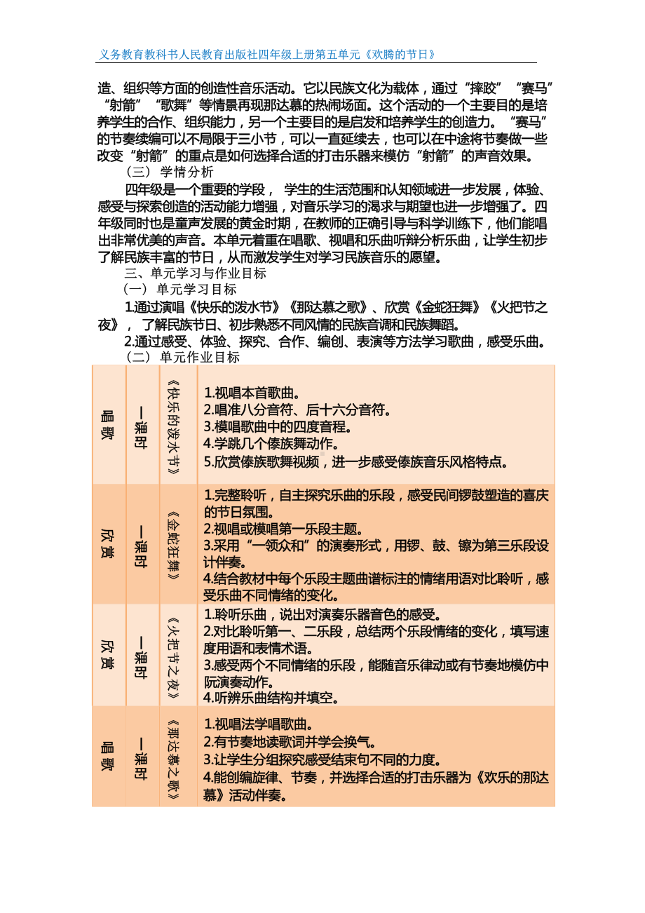 中小学作业设计大赛获奖优秀作品-《义务教育艺术课程标准（2022年版）》-[信息技术2.0微能力]：小学四年级音乐上（第五单元）.docx_第3页