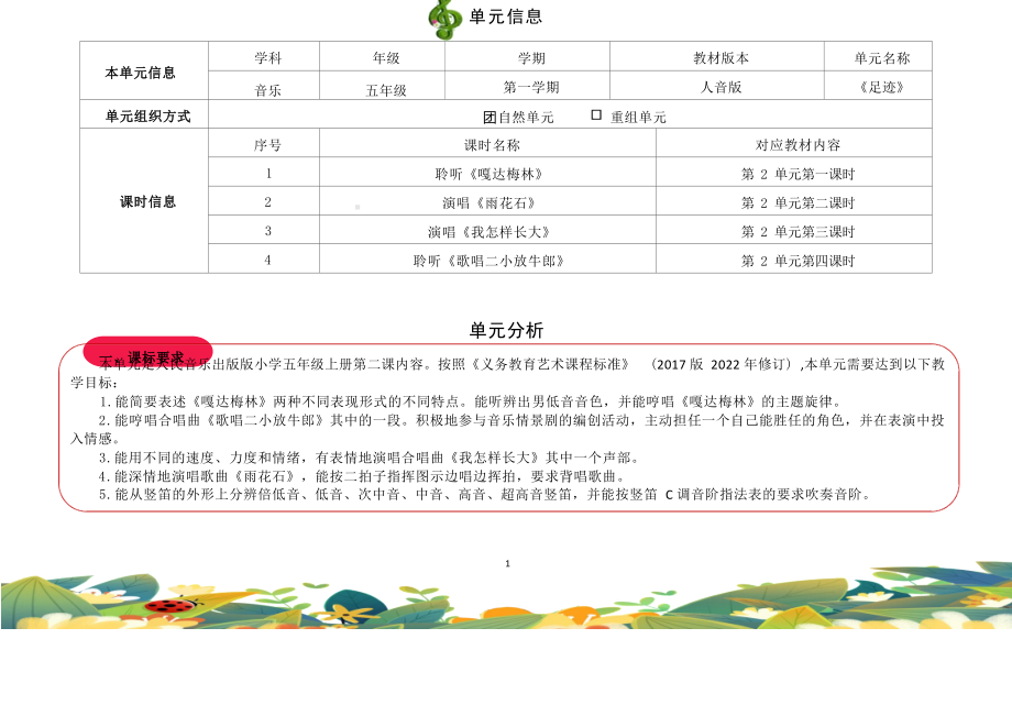 中小学作业设计大赛获奖优秀作品-《义务教育艺术课程标准（2022年版）》-[信息技术2.0微能力]：小学五年级音乐上（第二单元）.docx_第2页