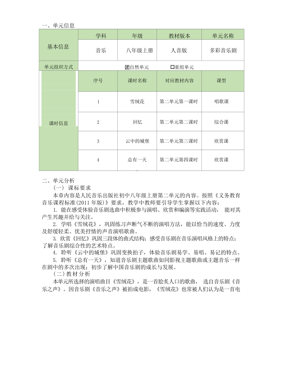 中小学作业设计大赛获奖优秀作品-《义务教育艺术课程标准（2022年版）》-[信息技术2.0微能力]：中学八年级音乐上（第二单元）.docx_第2页