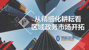 灵数咨询CEO：从精细化耕耘看地方政务市场的开拓课件.pptx