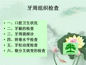 牙周组织检查(完整版)课件.ppt