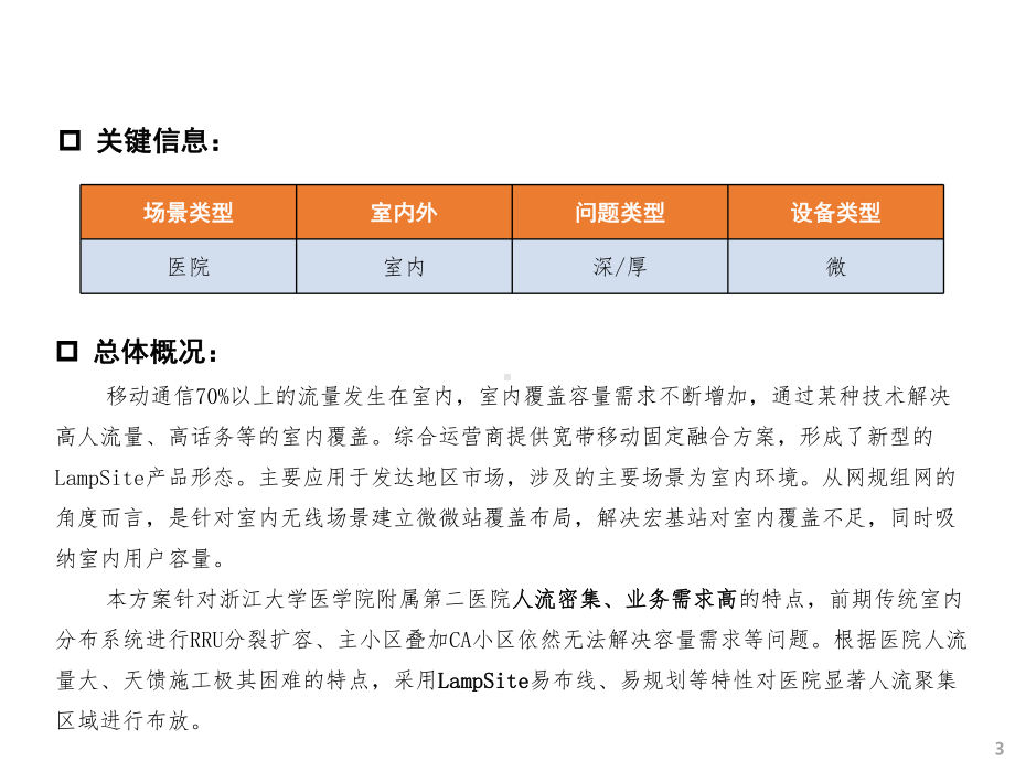 医院-基于Lampsite新型室分的滴灌式室分扩容解决方案案例.pptx_第3页