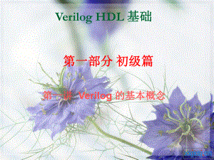 硬件描述语言verilogHDL基础ppt课件.ppt