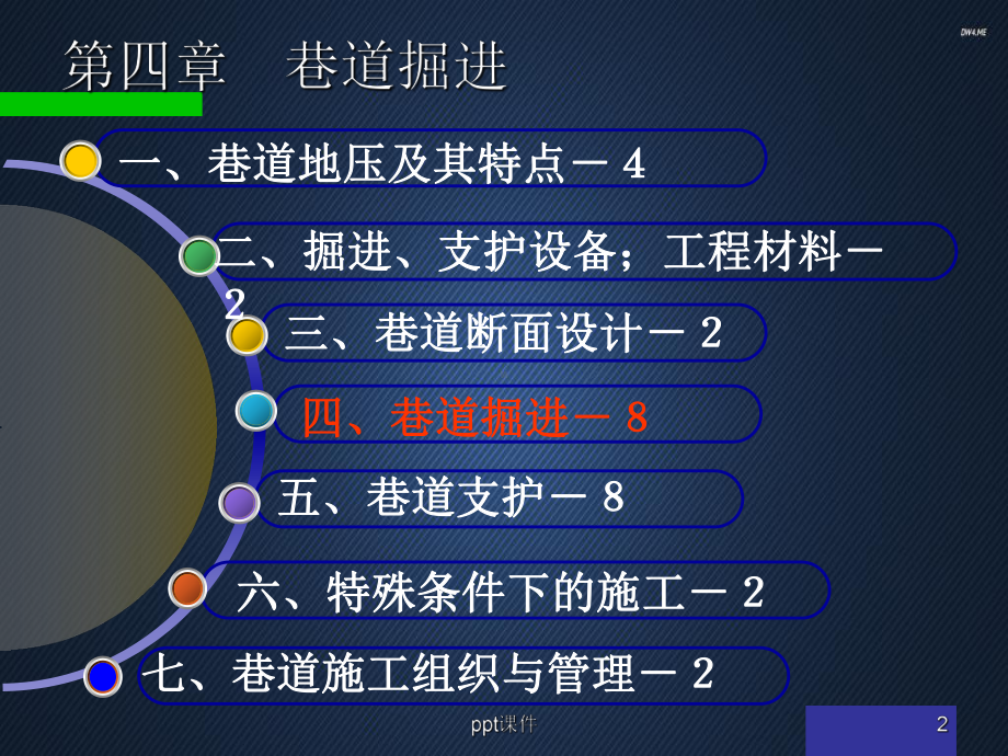 煤矿巷道施工技术-巷道掘进-ppt课件.ppt_第2页