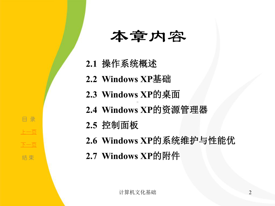 二章WindowsXP操作系统-PPT课件.ppt_第2页