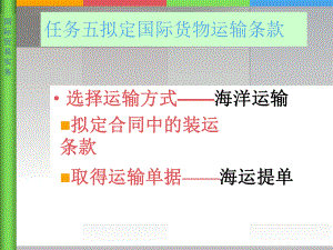 第六章-装运交货-PPT课件.ppt