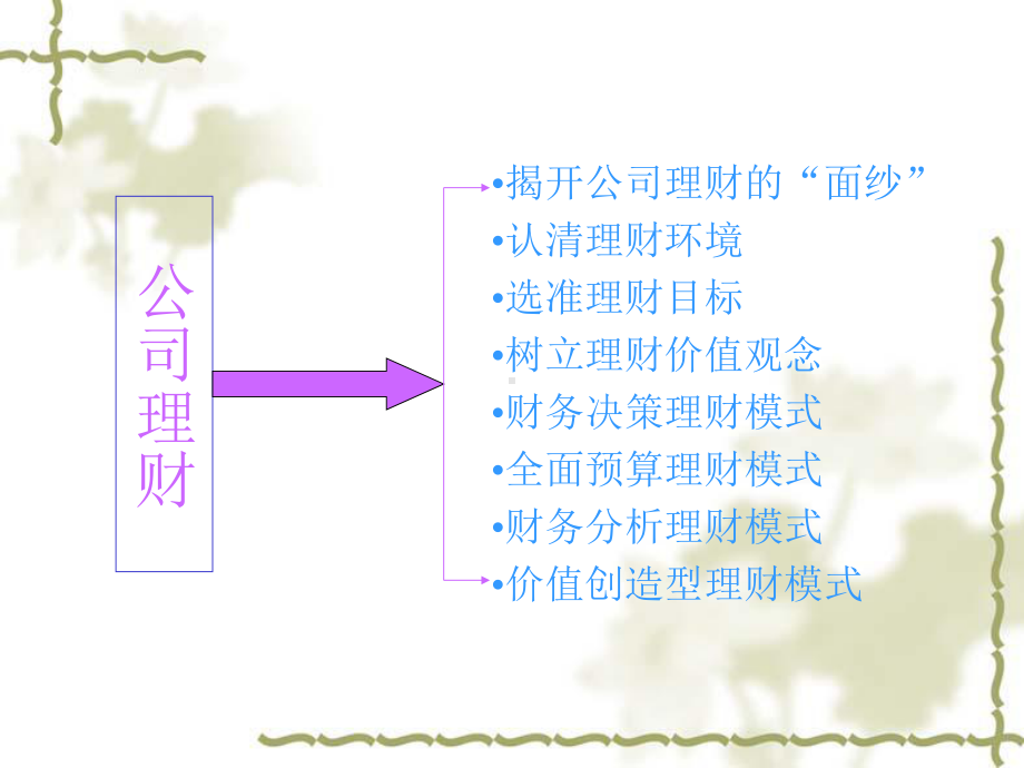 某大学公司理财管理课件系统培训.ppt_第1页