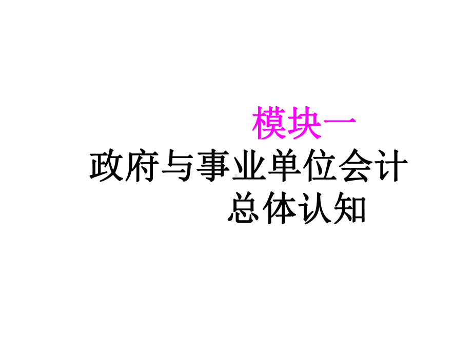 教学课件·政府与事业单位会计.ppt_第2页