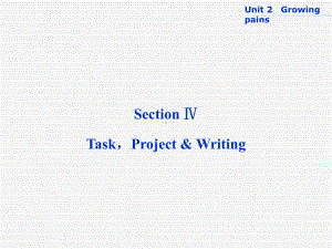 优选教育版《导与练》牛津版英语必修1-同步教学精品课件(江苏专用-)：《Unit2-Growing-pains》Ⅳ.ppt.ppt
