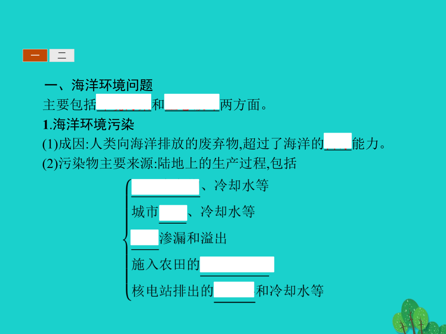 第六章人类与海洋协调发展62海洋环境问题与环境保护课件新人教版选修.ppt_第3页