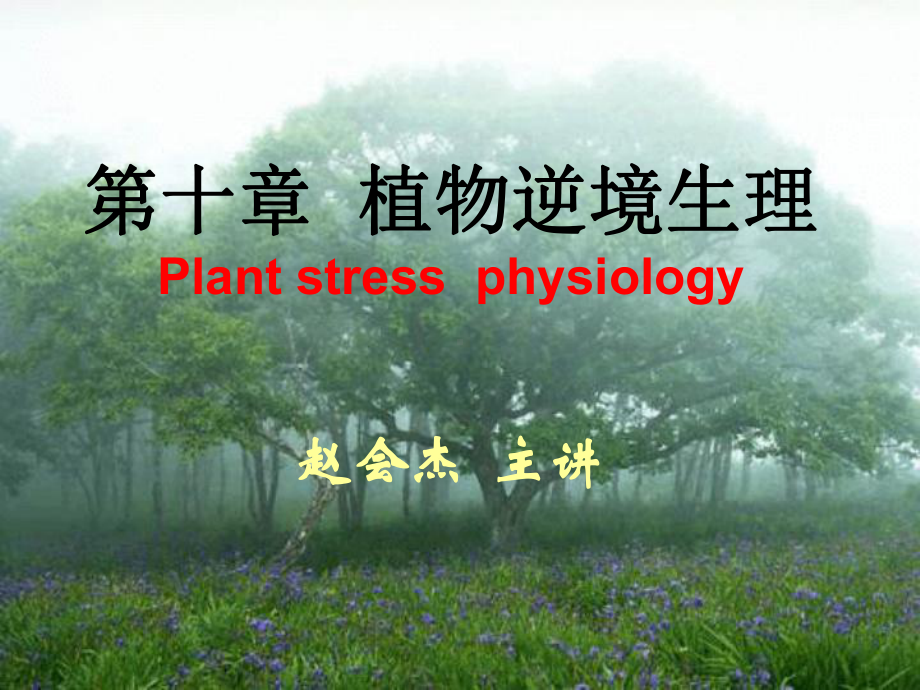 植物逆境生理课件.ppt_第1页