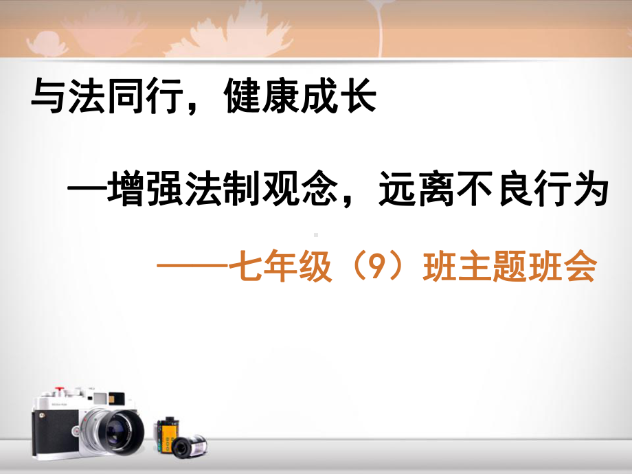 法制教育主题班会课件.-共29页.ppt_第1页