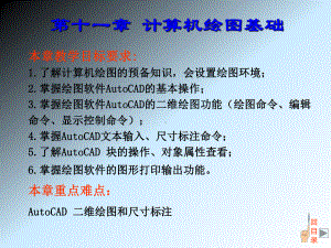 第十一章计算机绘图基础精选课件.ppt