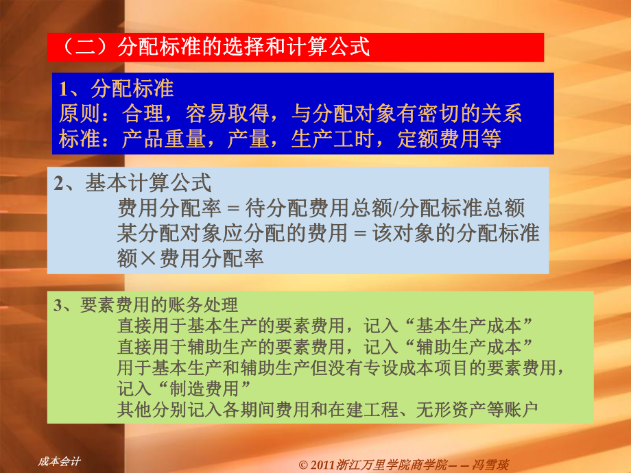 第三章费用在各种产品产品以及期间费用的的分配与归集-课件.ppt_第3页