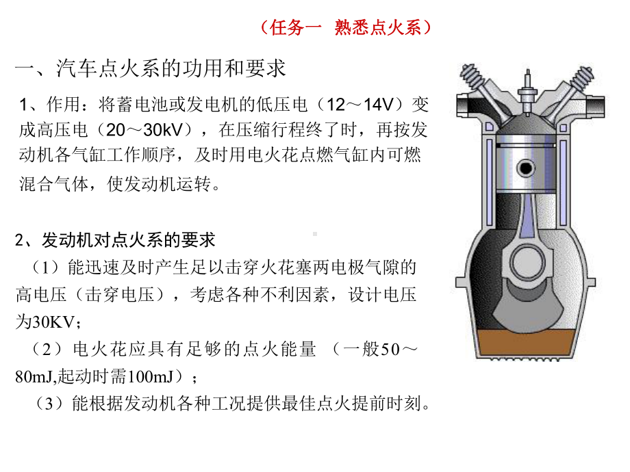 汽车电气设备与维修项目3-汽车点火系课件.ppt_第2页