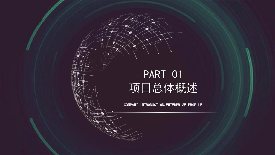 创意绿色光圈商业项目计划书PPT模板.pptx_第3页