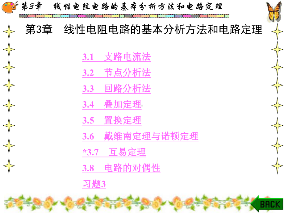 电路分析基础第3章-线性电阻电路的基本分析方法和电路定理课件.ppt_第1页