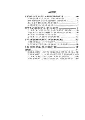 疫情下医疗IT行业市场景气度分析及业绩情况课件.pptx