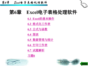 精品PPT课件-第章Excel电子表格处理软件.ppt