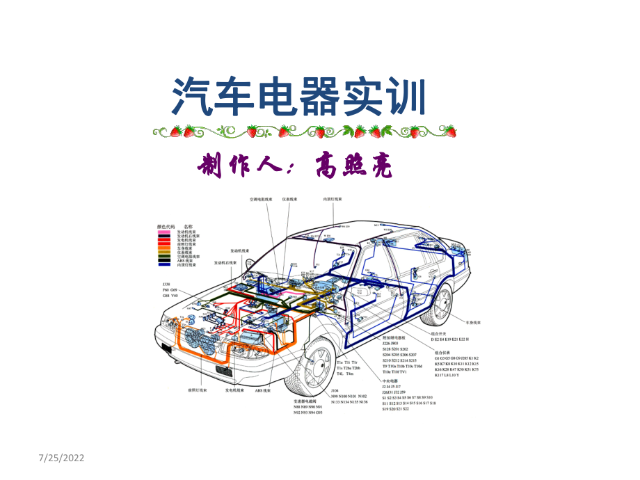 教学课件·汽车电器实训.ppt_第1页