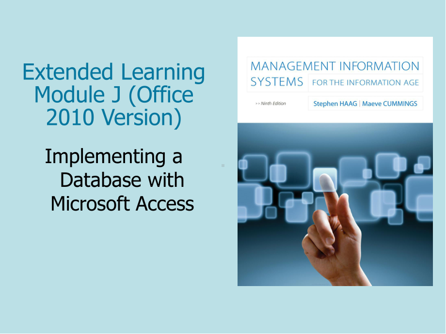 信息时代的管理信息系统Module-J-Book课件.ppt_第1页