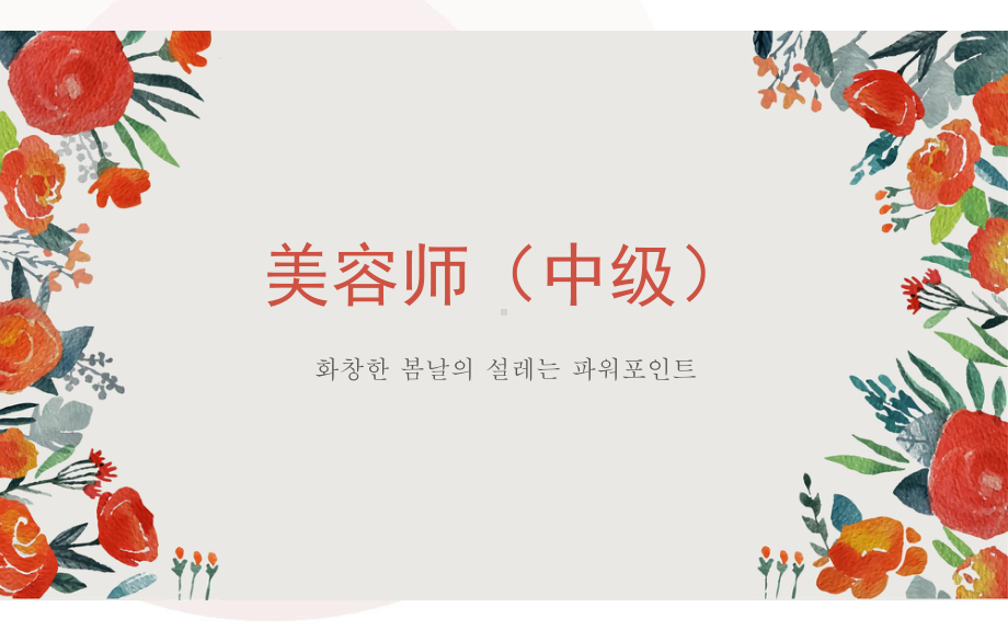 美容师(中级)课件.ppt_第1页