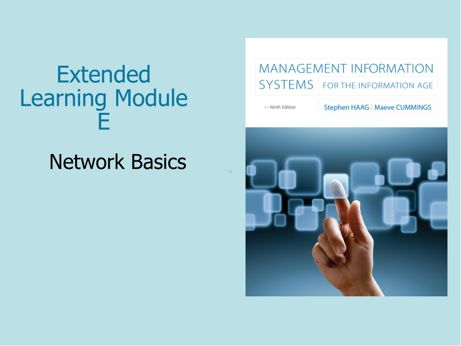 信息时代的管理信息系统Module-E课件.ppt_第1页