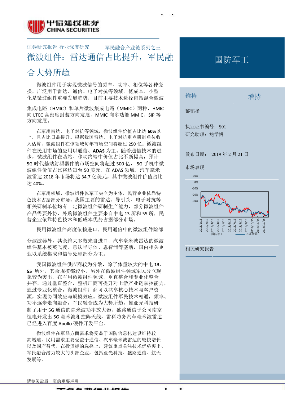 微波组件专题-雷达通信占比提升课件.pptx_第1页