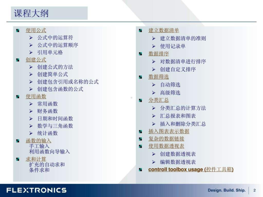 EXCEL培训教学课程演示-PPT课件.ppt_第2页