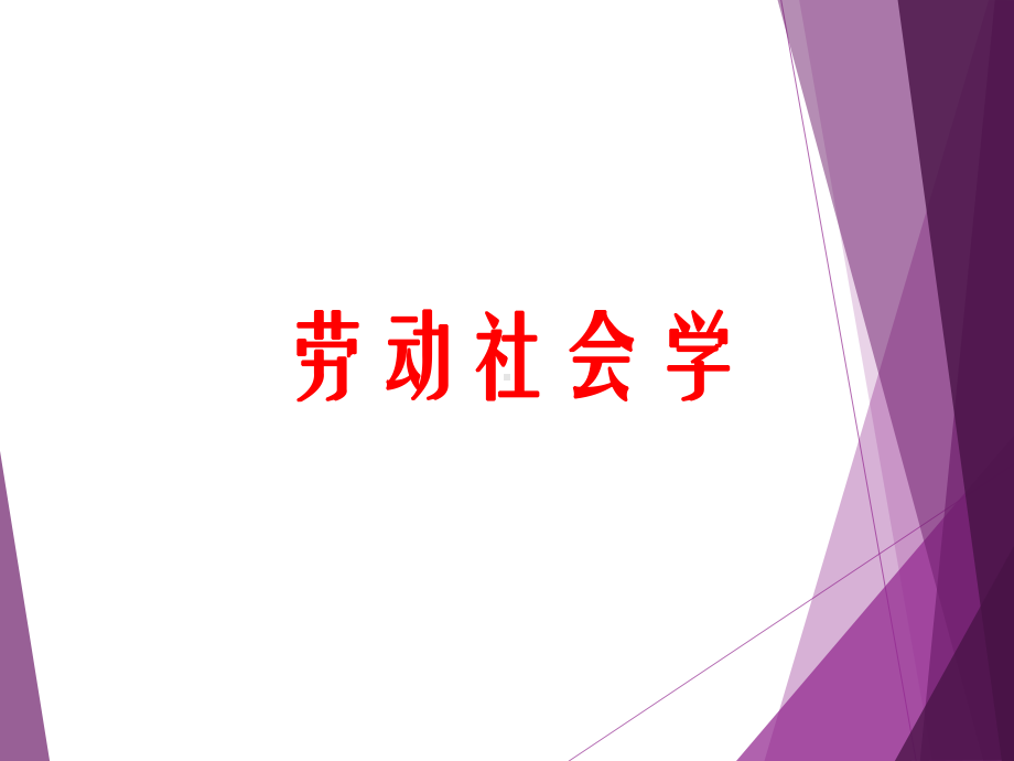 自学考试劳动社会学第四章课件.ppt_第1页