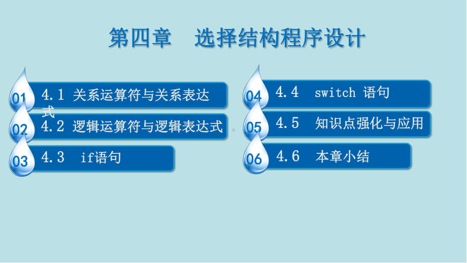 C语言程序设计第4章-选择结构程序设计课件.pptx_第1页