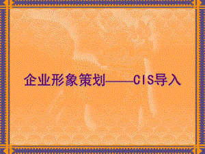 企业形象策划-CIS导入 课件.ppt