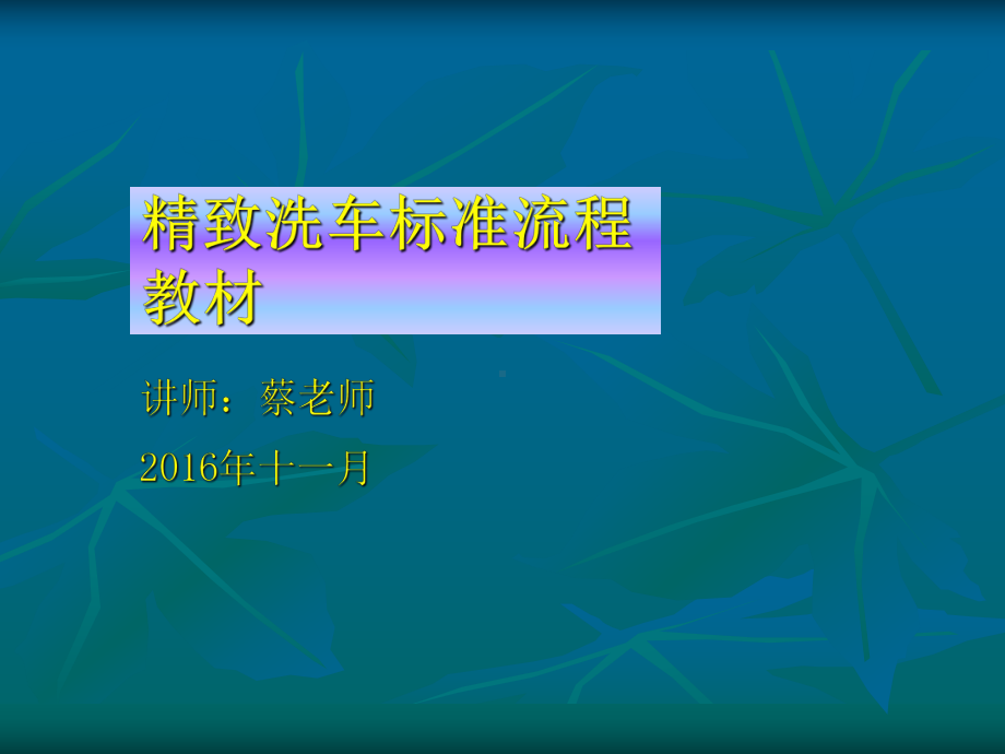 致洗车流程课件.ppt_第1页