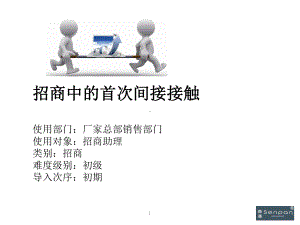 招商中的首次间接接触课件.ppt